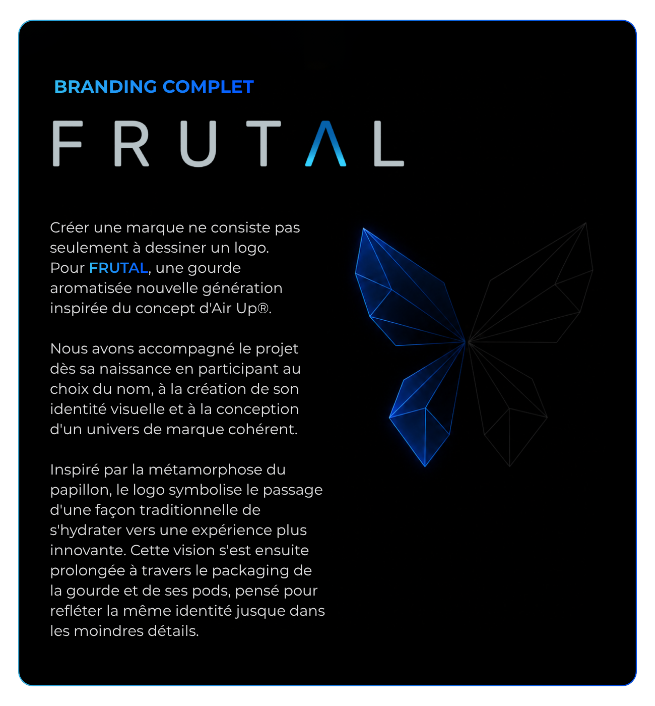 Étude de cas FRUTAL : branding complet, création du nom, de l’identité visuelle et de l’univers de marque