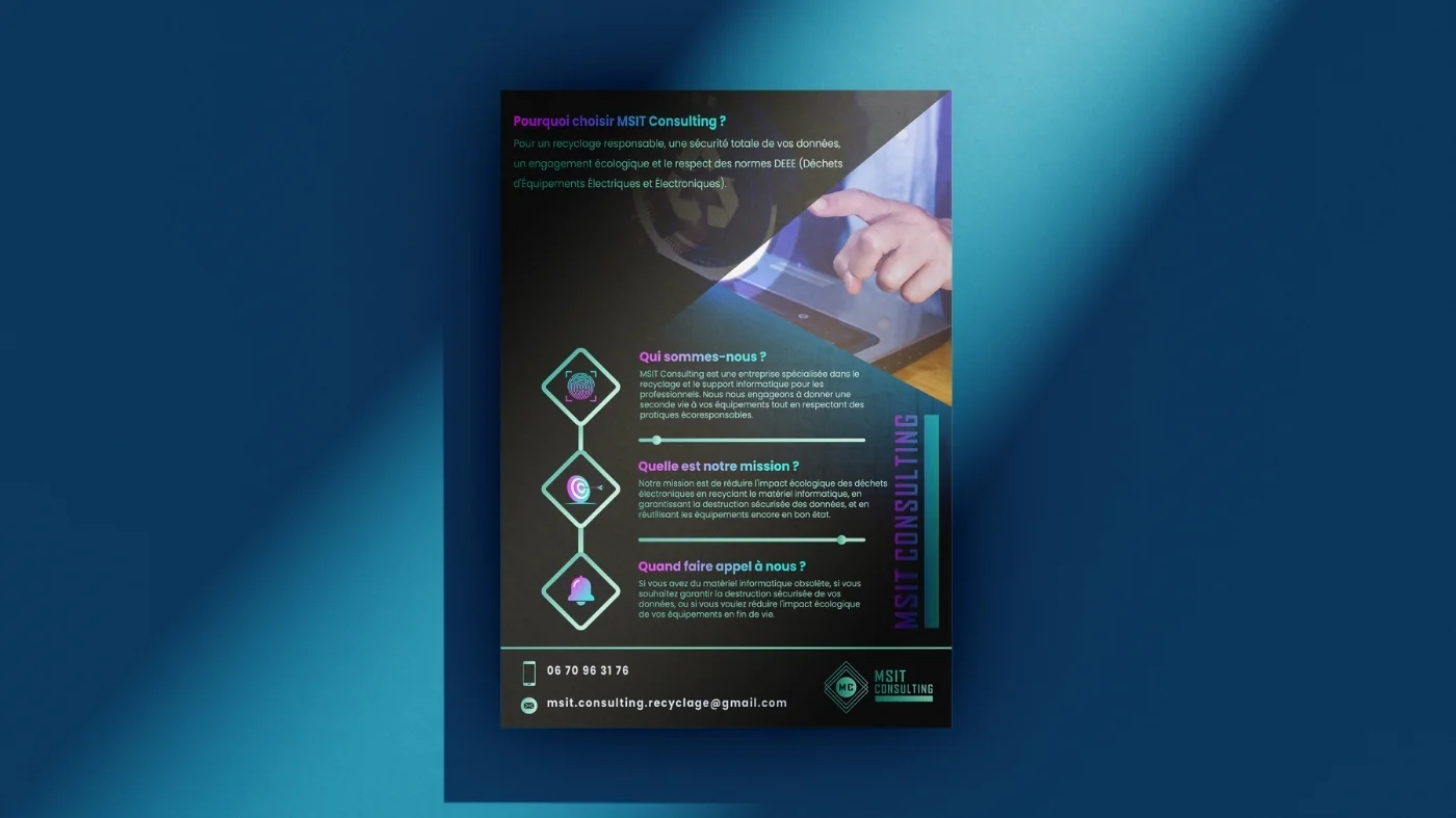 MSIT Consulting — Flyer de prospection