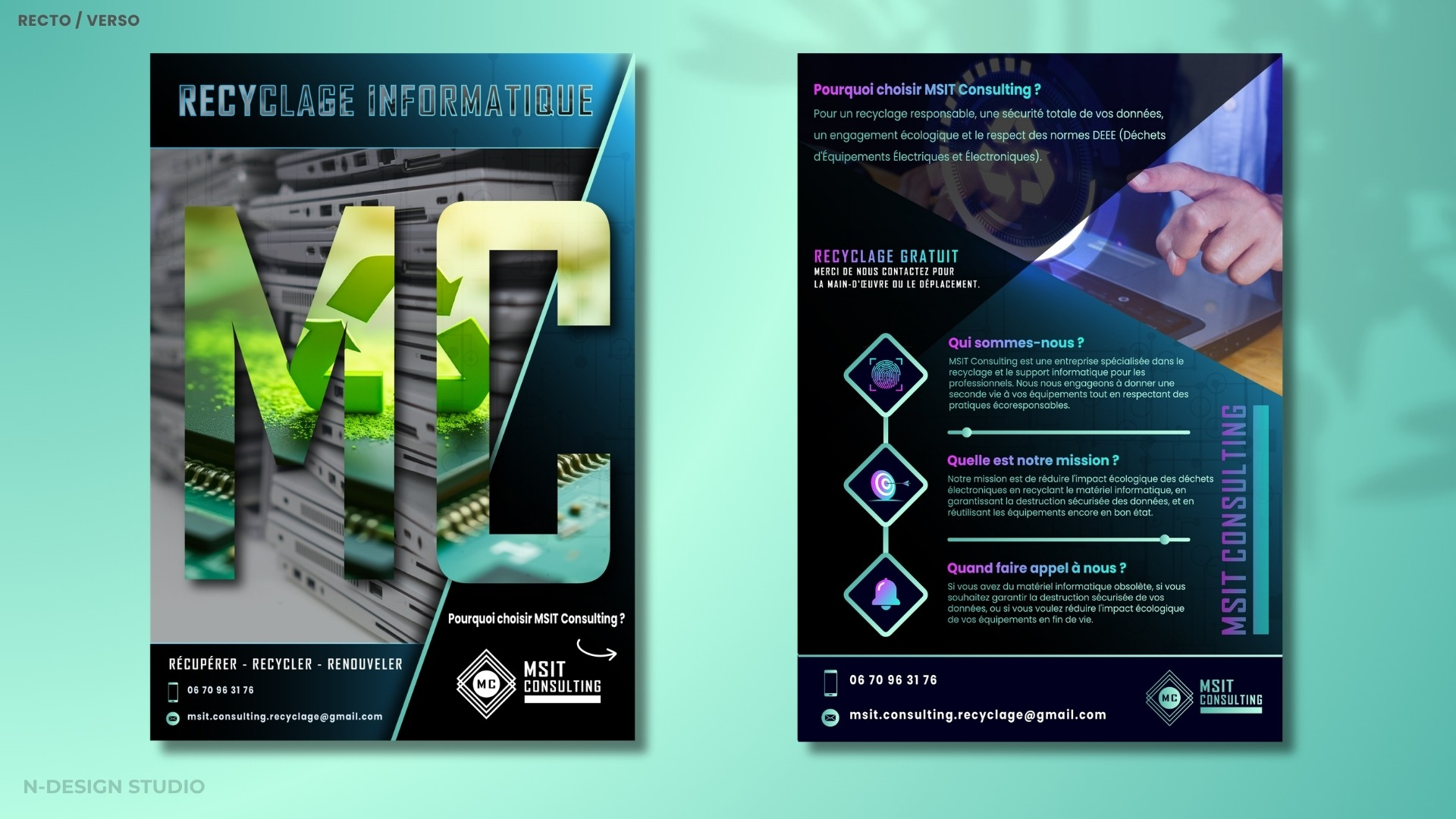 MSIT Consulting — Flyer recyclage informatique
