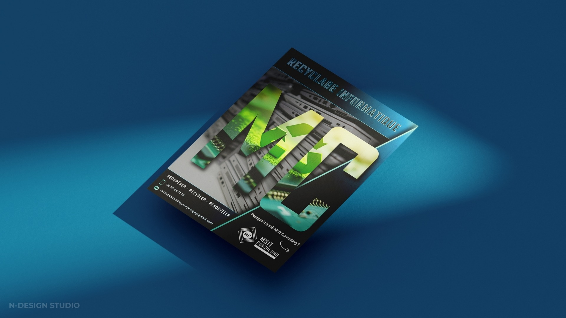 MSIT Consulting — Flyer — vue perspective