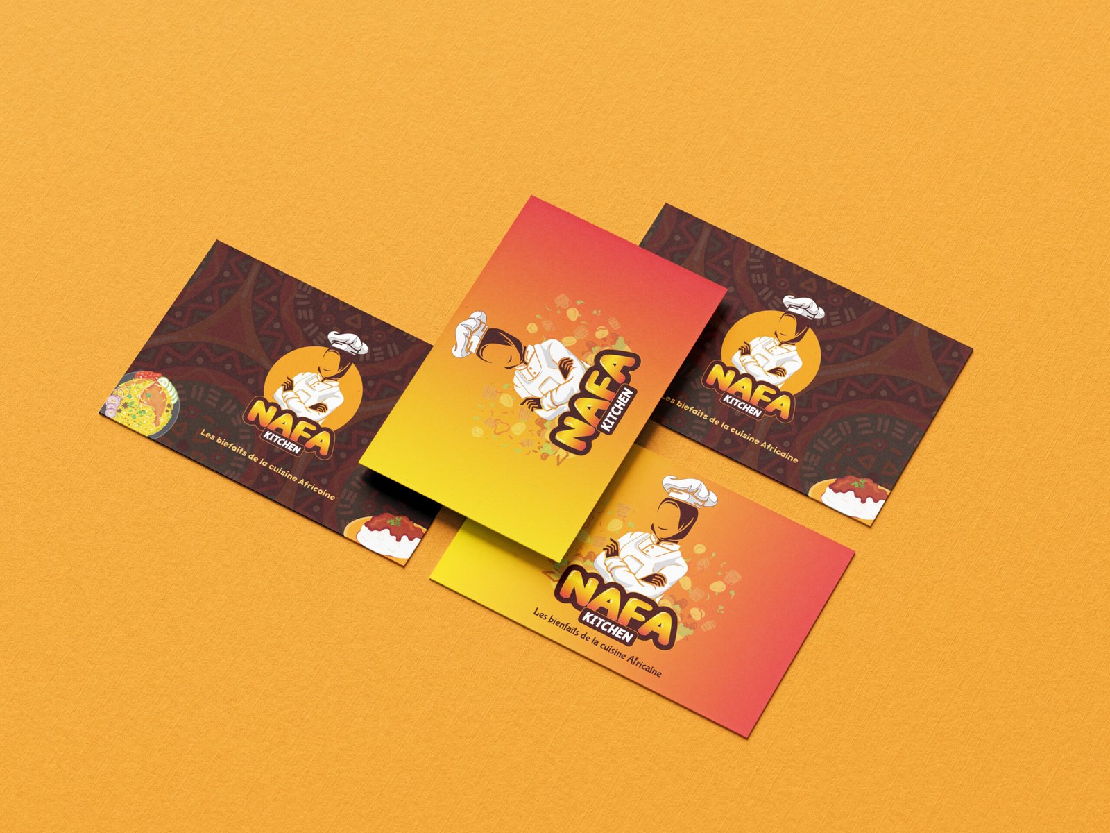 Nafa Kitchen — Flyer, mockup
