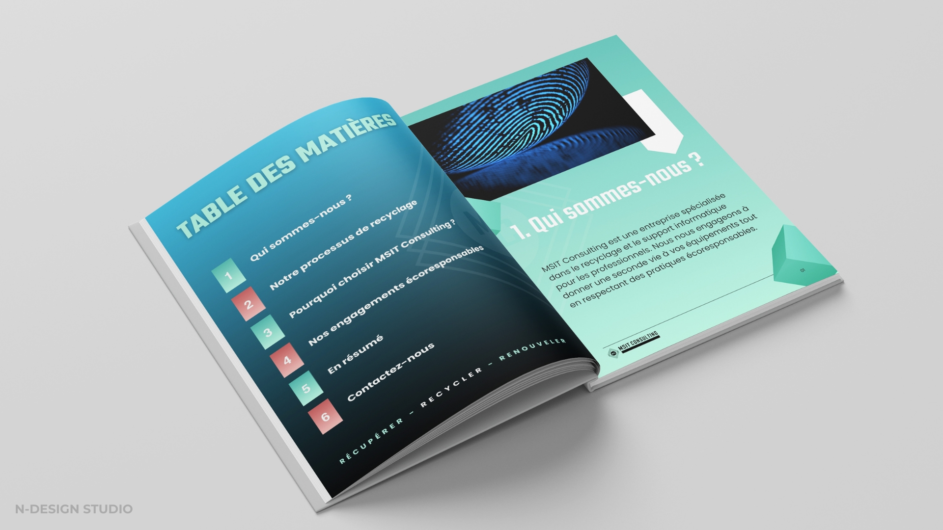 MSIT Consulting — Livret — sommaire