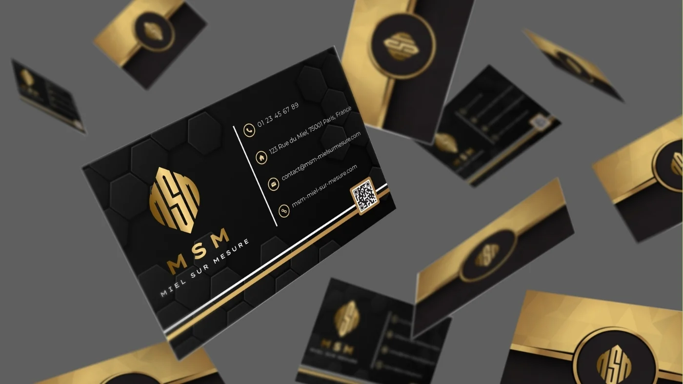 MSM — Miel Sur Mesure — Cartes de visite