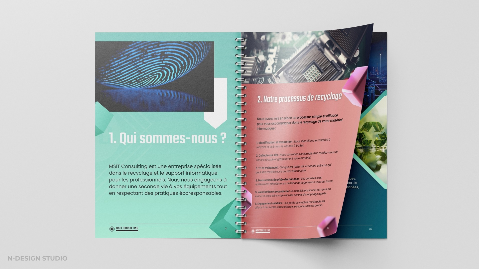 MSIT Consulting — Livret — page intérieure (angle)