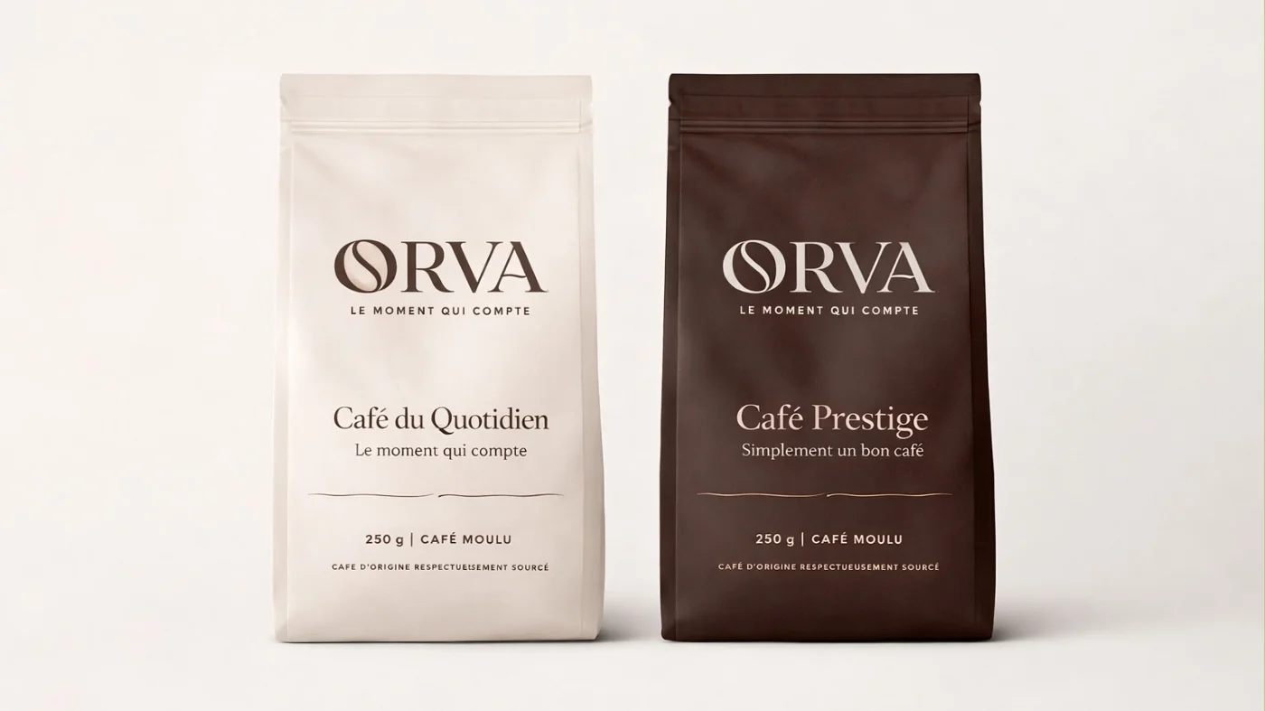 ORVA — Sachets — Café du Quotidien & Café Prestige