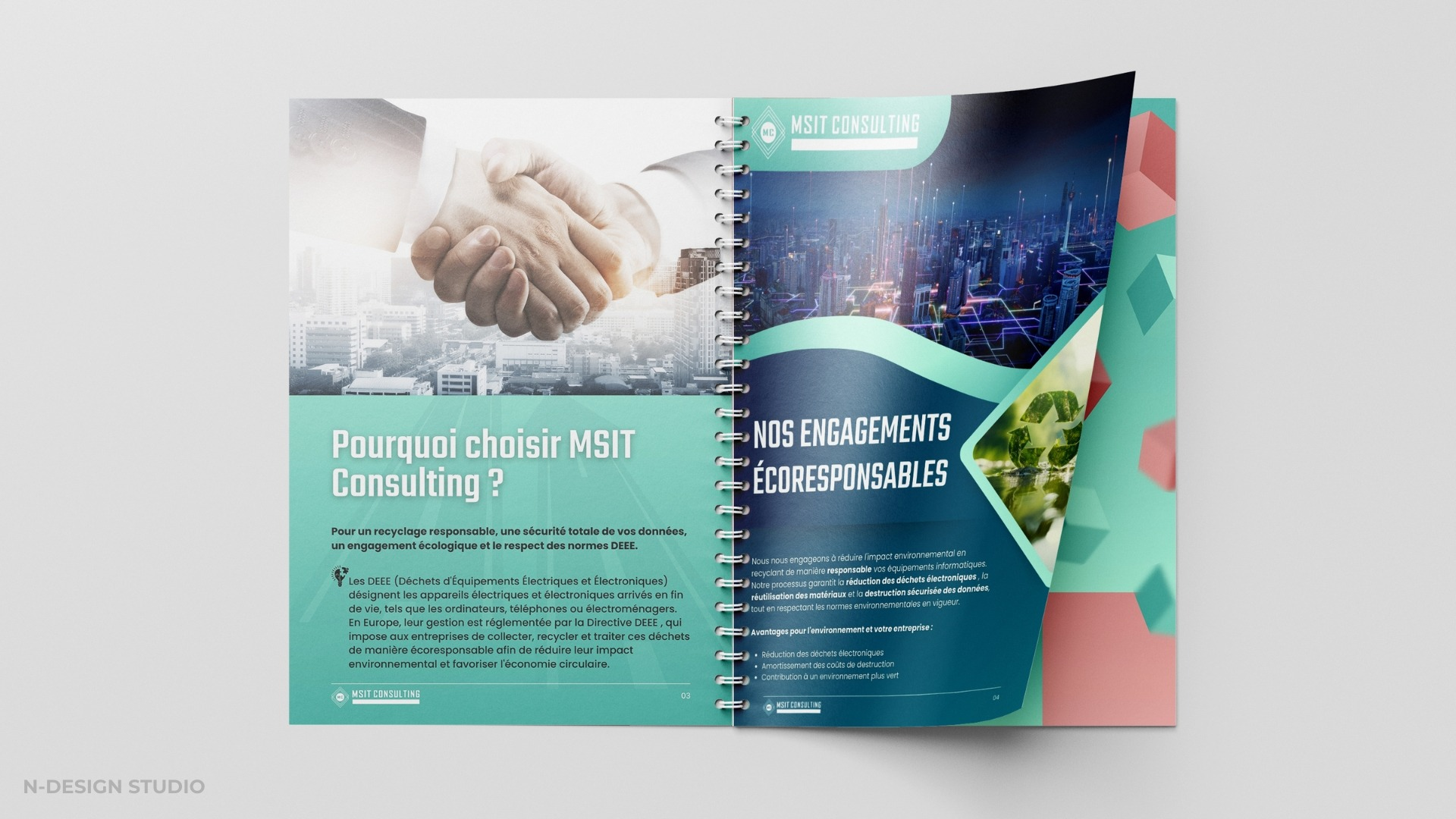 MSIT Consulting — Livret — page intérieure (angle)