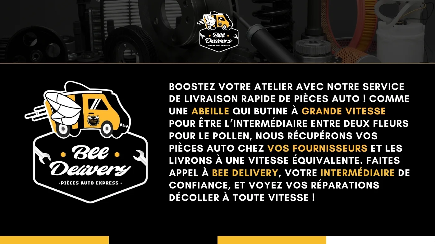 Bee Delivery — Visuel de communication