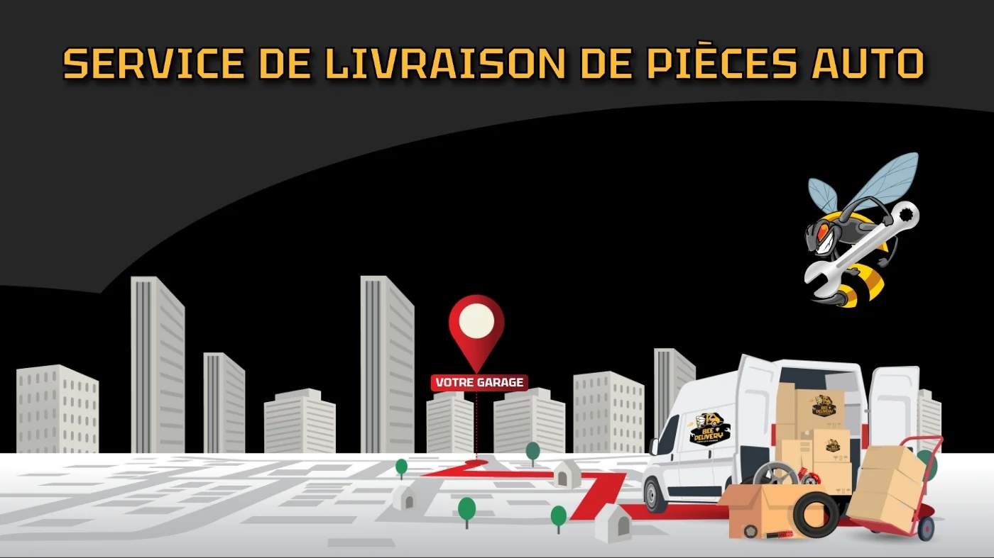 Bee Delivery — Illustration de service