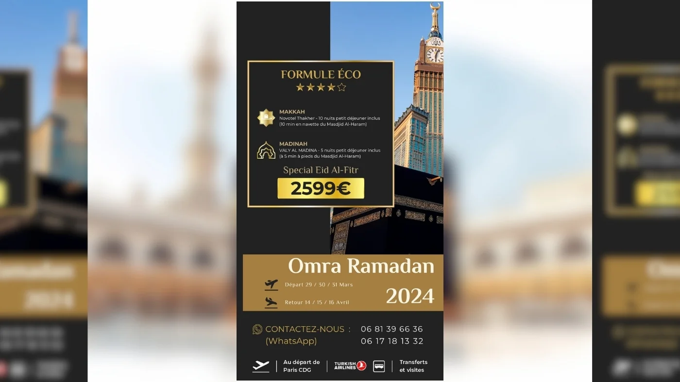 Flyer Omra — Déclinaison