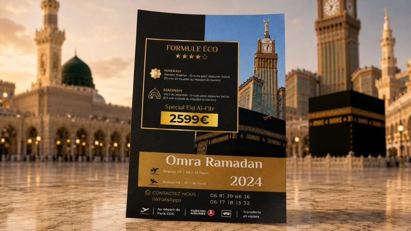 Flyer Omra — Version finale