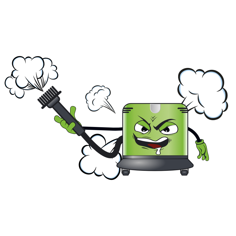 Mascotte aspirateur vapeur