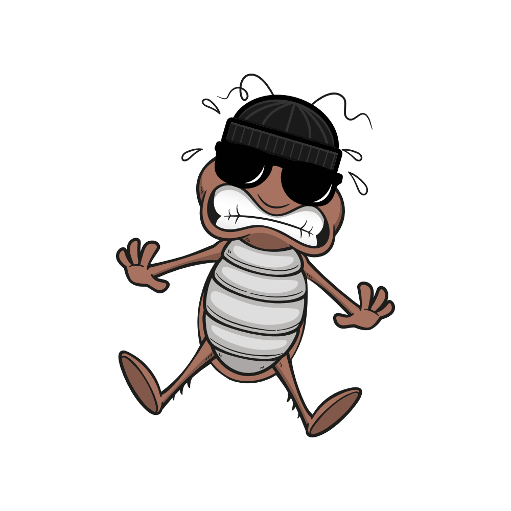 Mascotte pou paniqué